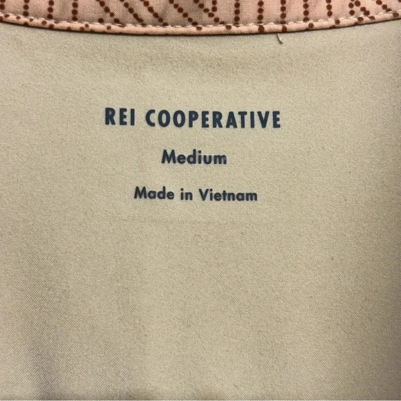 REI FLAWED midi Dress Tan M - Picture 3 of 10